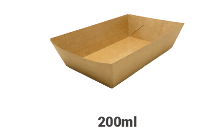 Barquetas Kraft 200ml(0.050€/Uds)(2000Uds/Caja)
