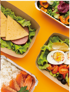 Barquetas Kraft 600ml(0.065€/Uds)(1800Uds/Caja)