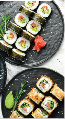 Bandeja de Sushi Kraft (0.151€/Uds)(400Uds/Caja)220*90*48mm