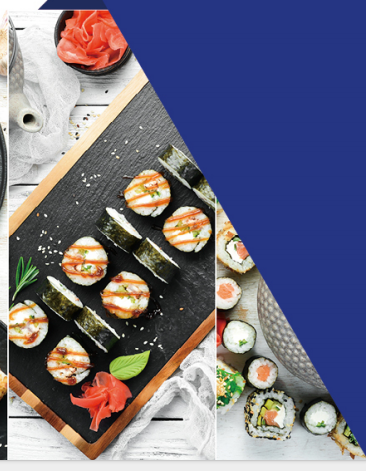 Bandeja de Sushi Kraft (0.168€/Uds)(400Uds/Caja)190*130*48mm