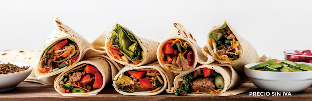 caja cartoncillo solapa 500cc kebab design cj.(450uds)(0.085€/Uds)