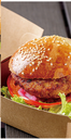 BOX Burguer De BamBù(0.175€/Uds) (200Uds/Caja) Base>105*105mm,Alto>85mm