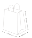 Bolsa De Papel Kraft100g(0.146€/Uds)(250Uds/Caja)270*140*310mm