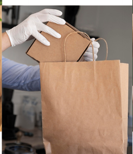 Bolsa De Papel Kraft100g(0.225€/Uds)(300Uds/Caja)320*21*280mm