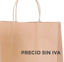 Bolsa De Papel Kraft100g(0.225€/Uds)(300Uds/Caja)320*21*280mm