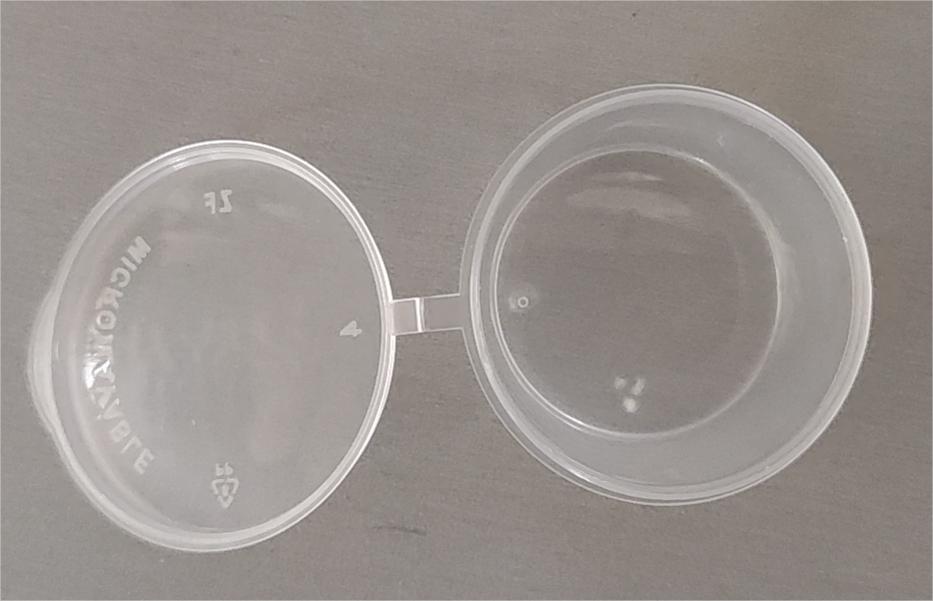 Plastic Container(Clear)(100uds)(110g)