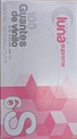 guantes vinilo s/polvo,aql1.5,t/s,cj.100und