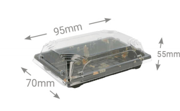 ENVASES De PLASTICO 90*70*55mm （1200uds）(0.067€/Uds)