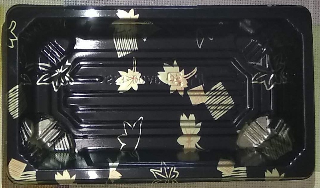 (0.2)Plastic Container(Maple leaf 2)(800Uds)140*80mm