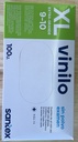 GUANTES VINILO S/POLVO, AQL 1.5, T/XL, Cj. 100und