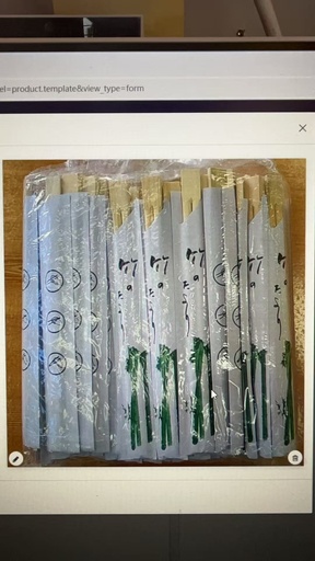 [palillos-白色竹字] Palillos(21cm) （3000uds)