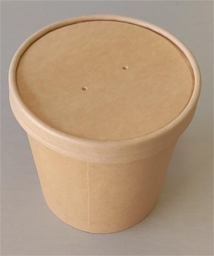 [CTS7-750ml] TARRINA KRAFT PARA SOPA 750 ml - ø117mm（500Uds）