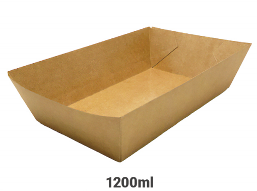 [BL1200] Barquetas Kraft 1000ml(0.094€/Uds)(800Uds/Caja)