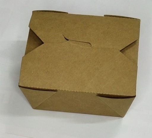 [119565] CARTON DE PAPEL KRAFT 300UDS（800ml）（11*9.5*6.5cm)